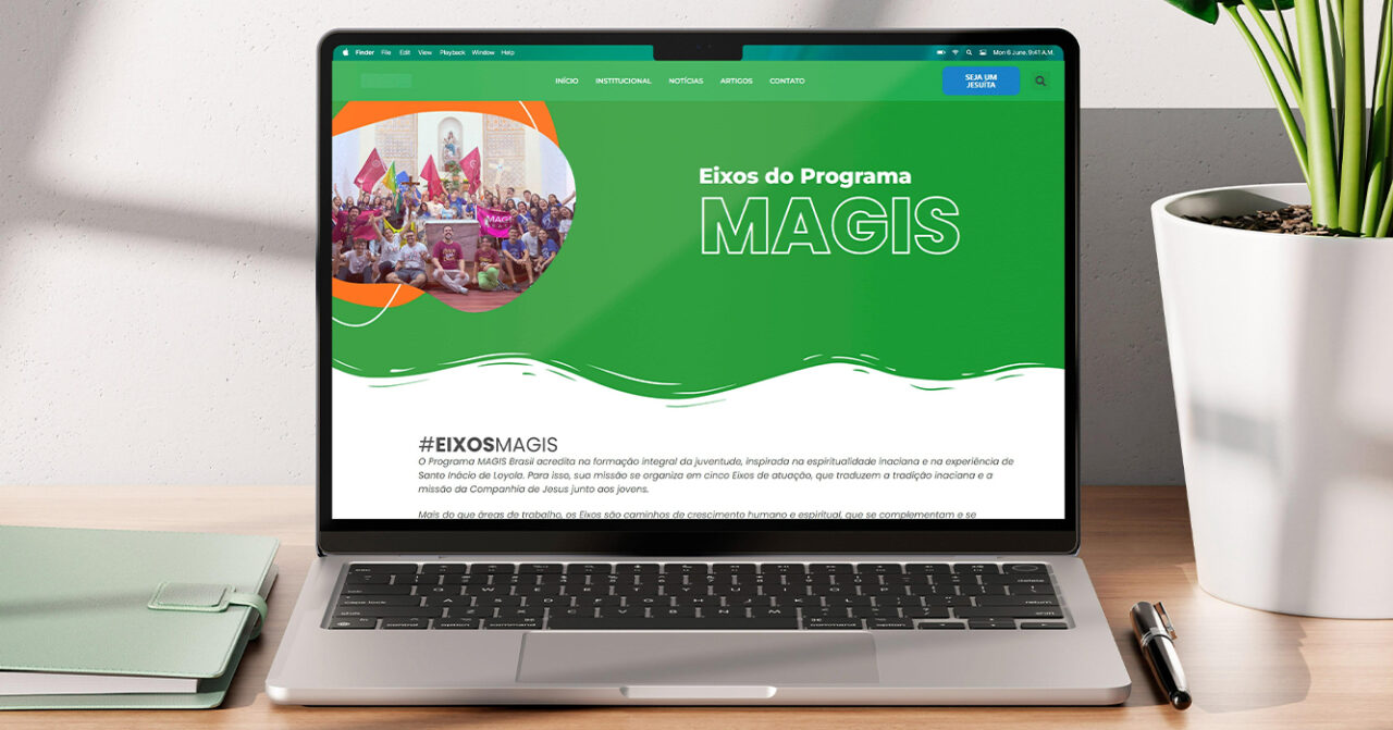 Página dos Eixos do Programa MAGIS Brasil no site oficial – MAGIS Brasil lança páginas dos Eixos