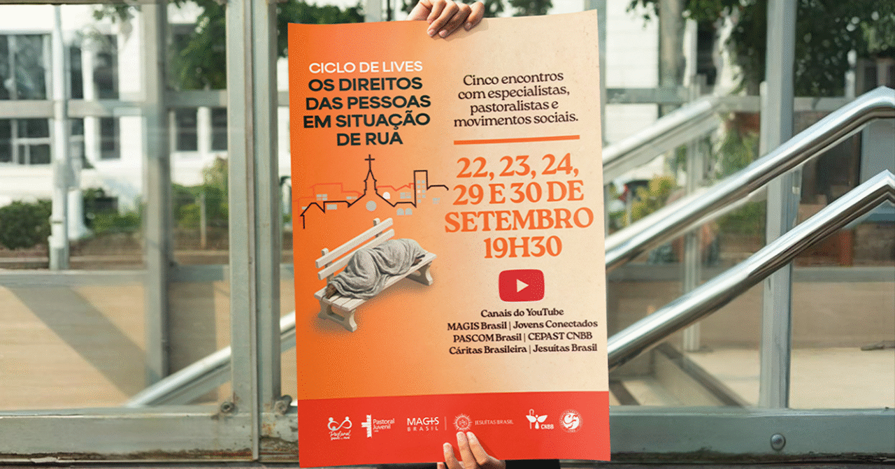 Ciclo de lives debate direitos das pessoas em situação de rua com especialistas, pastorais e juventudes