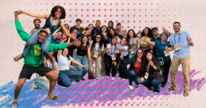 Jovens em momento de diálogo e acompanhamento vocacional, refletindo sobre vocação, discernimento e os caminhos de Deus.