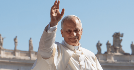 Papa Leão XIV durante Audiência Geral sobre música sacra na liturgia